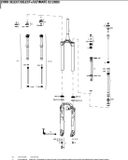 Sram Rockshox Lyrik Ultimate Debonair 46 Offset Kroon/stuurbuis/bovenbuis Zwart 27.5"