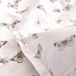 Taie d'oreiller Percale de coton 80 fils Motif papillons Blanc 50x70 cm