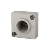 Adapterplaat RIEGLER Adapterplaat voor montage van standaardmanometers (rond), voor drukregelaar/filterregelaar »G«, BG 400 en BG 600