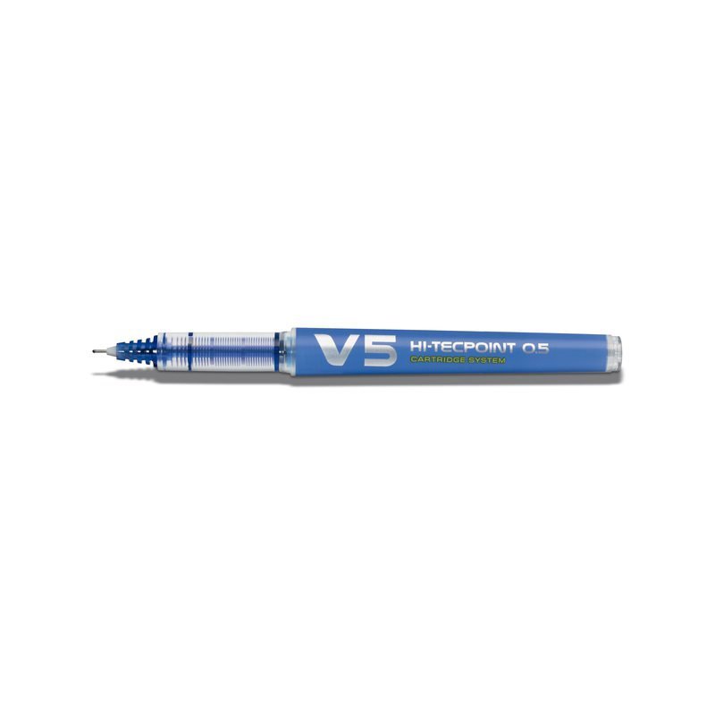 Pilot Rollerpen begreen hi-tecpoint v5 0,3mm blauw