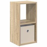 vidaXL Nachtkastje Sonoma eiken 25,5 x 22 x 49,5 cm Bewerkt hout