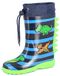 BECK Regenlaarzen 'Dinoworld' navy / lichtblauw / lichtgroen