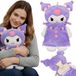 Hello Kitty KUROMI Rubberen warmwaterkruik met ZACHTE hoes, Thermofor GROTE warmwaterkruik met hoes, Mascot 750 ml