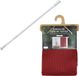 Urban Living Rideau de douche avec œillets - rouge foncé - polyester - 180 x 200 cm