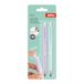 APLI 20065 - Set van 2 infinity grijs HB intrekbare potloden met lila en groene behuizing