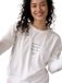 By Louise Longsleeve Mix & Match Vrouwen Gebroken wit Lange mouw 100% katoen