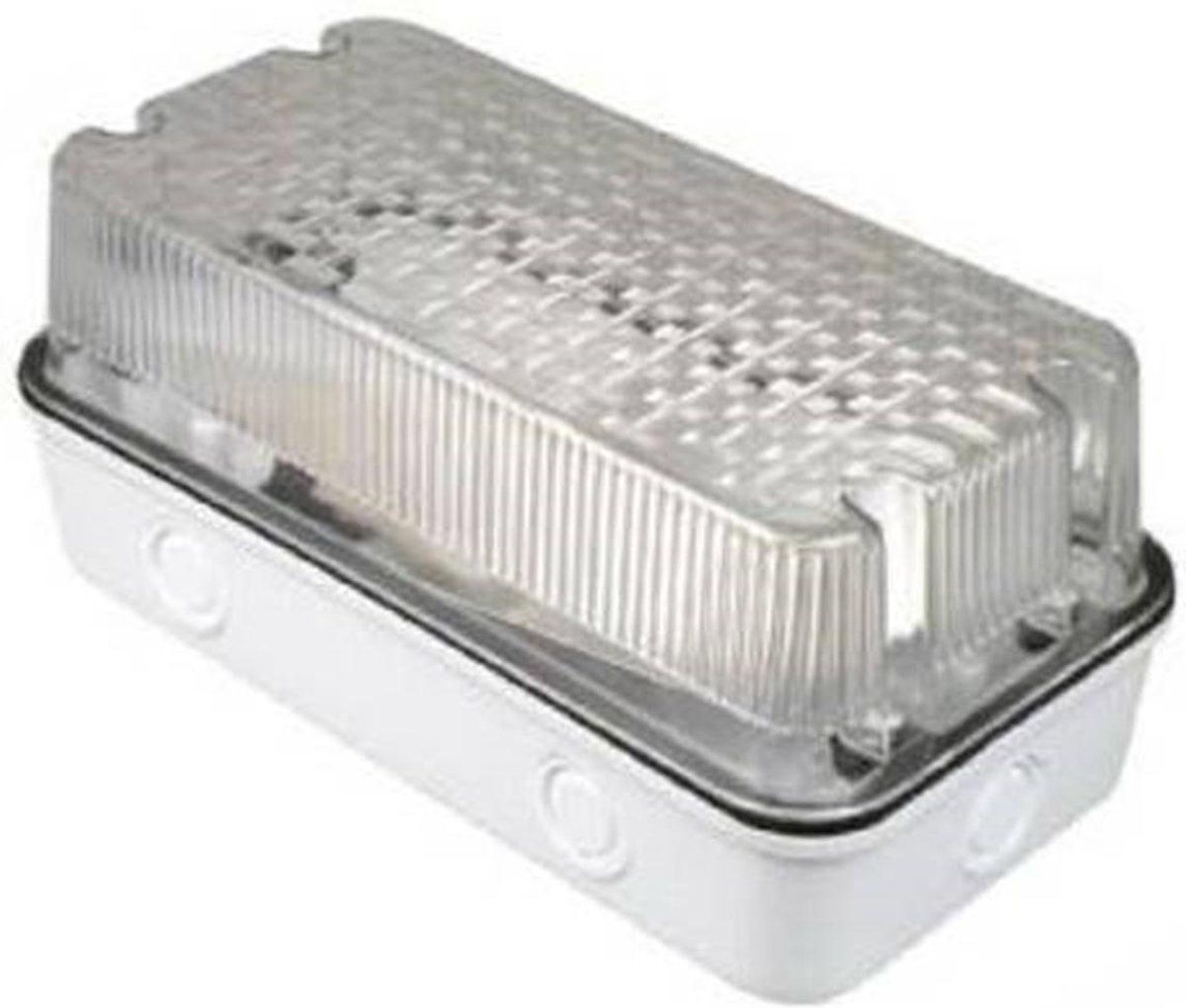 Nova Bulk Buitenarmatuur / Portiekarmatuur - Slagvast - Wit - E27 - IP44
