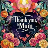 Thank You, Mum – A Thoughtful Gift: A Floral Colouring Book with Over 40 Designs to Share and Enjoy