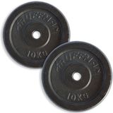 Ruffman 2x 10kg halterschijven set - 20kg - gietijzer - 30mm
