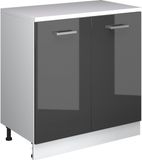 Vicco Uitbreidingskast Rion, Antraciet Hoogglans/Wit, 80 x 46 cm