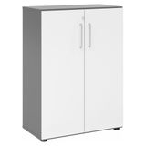 hjh OFFICE PRO Kast met Deuren - Meerkleurig - 80 x 42 x 110 cm - Beta 9