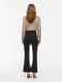 VILA Flared broek VICLUA High Waist Zwart Dames XL