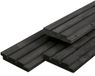 Merkloos Triple profiel Midden-Europees vuren zwart gespoten 2,2x14,0x300 cm