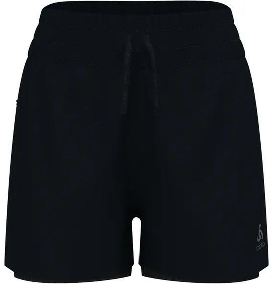 Odlo Zeroweight 3 inch 2-in-1 hardloopshort 2.0 - Vrouwen - Zwart - S