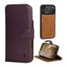 TORRO Housse en cuir 2-en-1 pour iPhone 18 Pro Max et 17 Pro Max, cerise noire