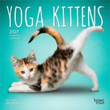 Yoga Kittens Official 2027 Monthly Mini Wall Calendar