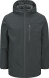 JJ REBEL JREBCASPER PARKA Heren Parka Donkergrijs Maat S