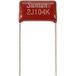 Suntan TS02002J104KSB0E0R 1 stuk(s) Foliecondensator 100 nF 630 V 10 % 15 mm (l x b x h) 8 x 19 x 12 mm Piece