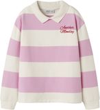 NAME IT Meisjes Gestreepte Sweater Begonia Pink - Maat 146/152