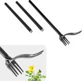 Shenzhen Haorui Industrial Technology Co., Ltd. Désherbeuse, 138 cm, efficace, en acier, économisant du travail, sans se pencher