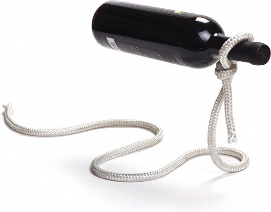 Peleg Design Lasso Wijnfleshouder - Wit - Metaal - Halfrond - 2 jaar garantie