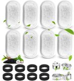 Solidchoice - 16 Pièces Filtres Fontaine à Eau pour Chat avec Éponge