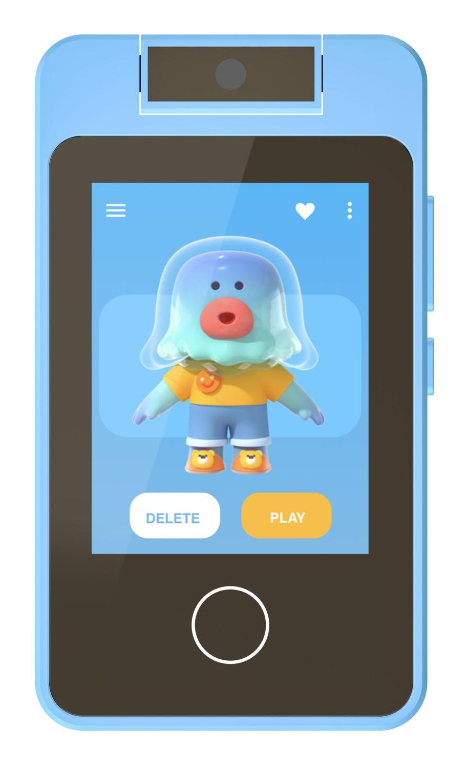 Denver KMP-284BU MP4 Player - Blue - Touchscreen - 2.8" Display - 128GB MicroSD Support