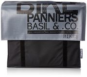 Basil Transport Dubbele Tas 45 L - 39 x 18 x 33 cm, Grijs/Zwart