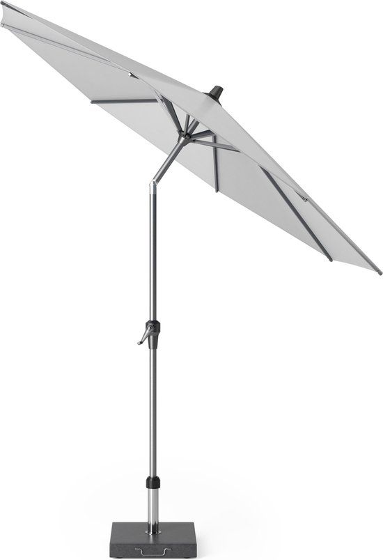 Platinum Sun & Shade Riva Ø250cm - Light Grey Cantilever Umbrella - Tiltable - 96% UV Protection