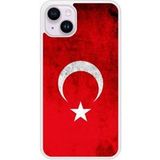 Apple iPhone 15 Drapeau turquie Verstevigd hoesje met sublimatie bedrukking