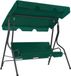 vidaXL Schommelbank 170x110x153 cm stof groen
