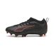 PUMA ULTRA 6 MATCH FG/AG voetbalschoenen, Zwart/Rood, Maat 37,5