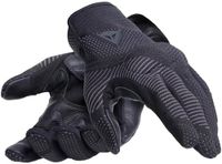 DAINESE - Argon Gloves, gebreide motorhandschoenen met enkelbescherming, klittenbandsluiting, touchscreen-compatibiliteit, motorhandschoenen voor heren, M, zwart