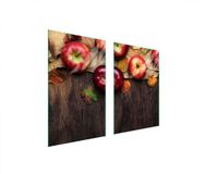 TMK ArtDeko Snijplank - Glas - 65x52 cm - Wielkleurig
