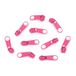 cyclingcolors 10 x vervangende ritssluiting-reparatieset voor ritssluiting, hoofd nr. 5, schuivers voor kleding, tassen, jassen, tassen, koffers, jeans, middelroze