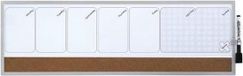 Nobo Whiteboard Weekplanner - Weekplanner Magnetisch - 585 x 190 mm - Wit