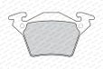Ferodo FVR1305 Remblok Set, schijfrem - (set van 4) | Compatibel met: MERCEDES-BENZ V-CLASS, VITO Bus, VITO Kasten