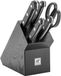 Zwilling - Set van 4 messen in blok, Gourmet, zwart