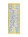 SILK & CASHMERE Foulard bleu clair / jaune / vert / lavande