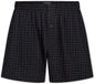 SCHIESSER Cotton Casuals boxer (1-pack) - heren boxershorts jersey zwart geruit