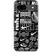 Nike Cover Google Pixel 8a Air Logo Graffiti Zwart-Wit Maniacase