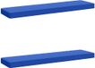 vidaXL - 2-delige Bankkussens VUGHT - 100% Polyester - Bleu Royal