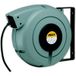Zeca - Enrouleur de câble 23 m 3G 1,5 mm² 230V Polypropylène avec enrouleur automatique et support mural pivotant 7315
