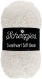 Scheepjes Sweetheart Soft Brush 100g - Wit/Roze