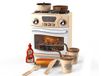Teorema Giocattoli 66983 - speelkeuken voor kinderen met oven en accessoires, hazelnoot