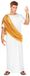 Widmann Veni Vidi Vici Caesar Romeinse Keizer Kostuum voor heren, wit/beige goud, L
