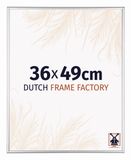 Dutch Frame Factory Fotolijst 36x49 cm - Aluminium - Zilver Mat - Kampen
