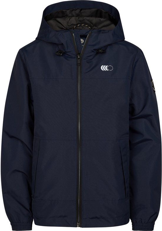 Petrol Industries Jas Jongens - Jas met Capuchon - Normale Pasvorm - 100% Polyester - Lange Rits - Elastische Mouwboorden - Blauw - Maat 152