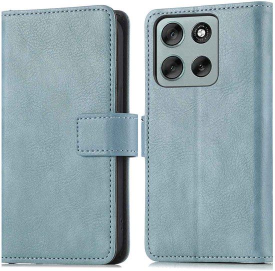 imoshion Luxe Bookcase voor de Motorola Moto G56 - Lichtblauw