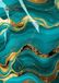 Merkloos Lerarenagenda A4 - Weekplanner Jaarplanner - Schooljaar Plannen - Veel Notitieruimte - 180 Pagina's - Turquoise Goud